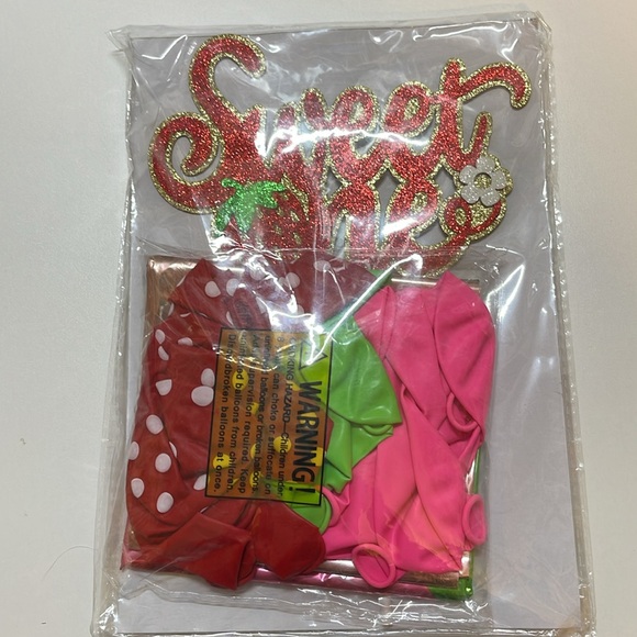 Strawberry First Birthday Decor - Picture 3 of 3